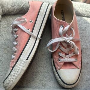 Pink low-top Converse. Will accept offers!